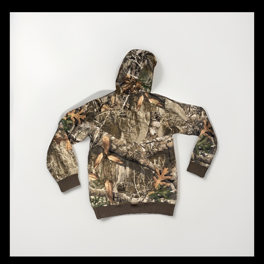 Magellan Outdoors Brown and Green Camouflage Hunting Jacket 063